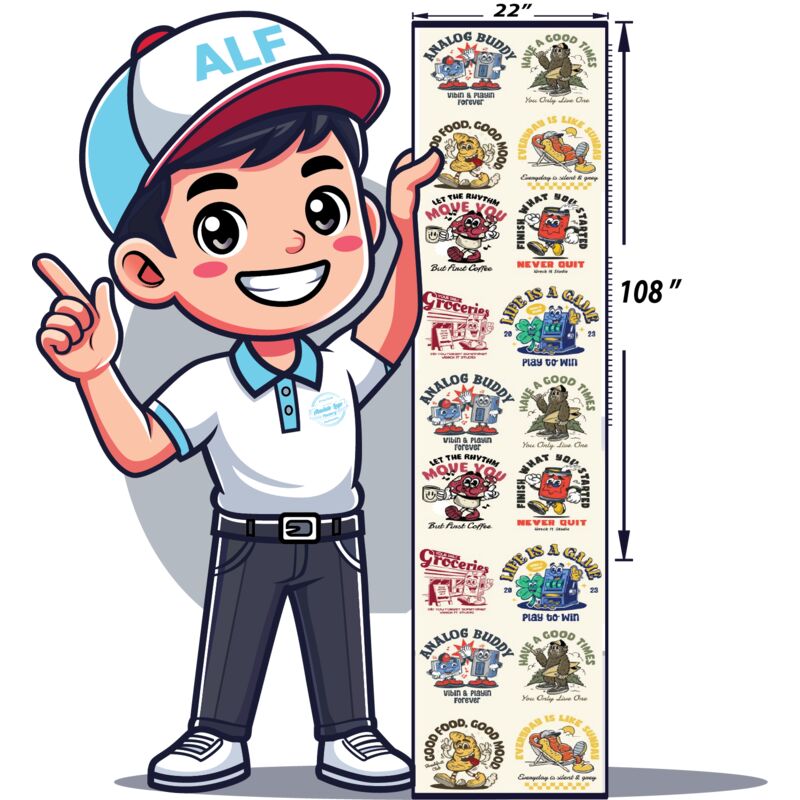 DTF 22" x 108" - Upload Gang Sheet Thumbnail