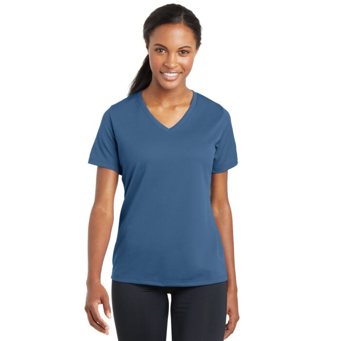 Ladies Racermesh V-Neck T-Shirt Thumbnail