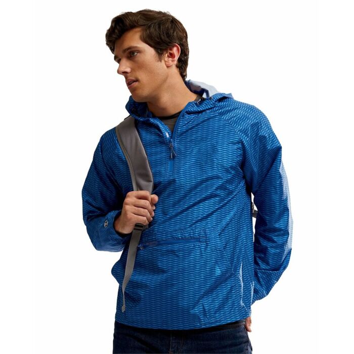 Men's Range Hooded Packable Quarter-Zip Jacket Thumbnail