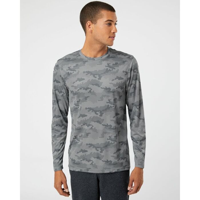 Unisex Pompano Performance Camo Long Sleeve T-Shirt Thumbnail