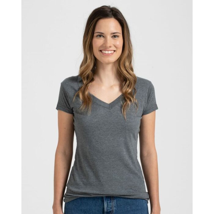 Women's Poly-Rich V-Neck T-Shirt Thumbnail