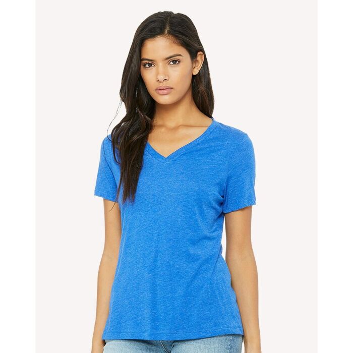 Women's Relaxed Triblend V-Neck Tee Thumbnail