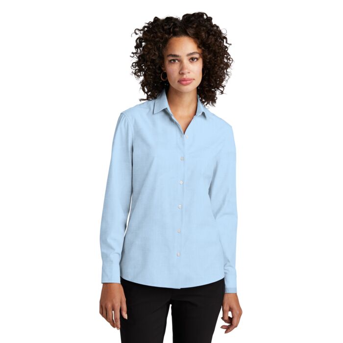 Women's Long Sleeve Stretch Woven Shirt Thumbnail