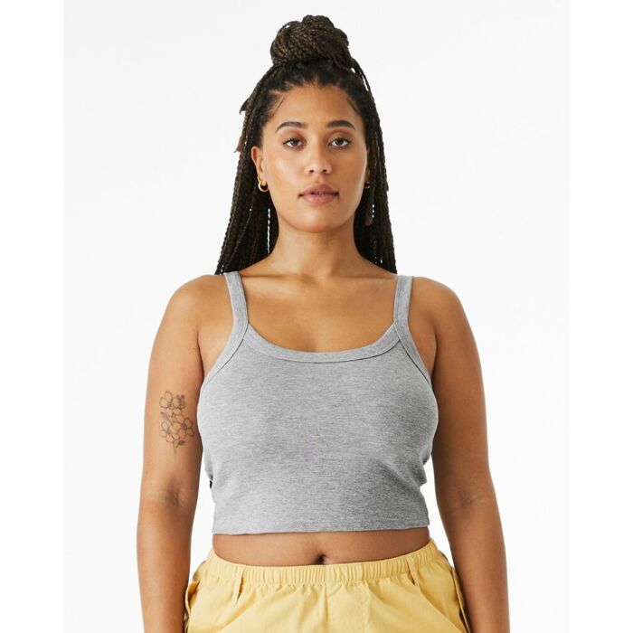 Women's Micro Rib Spaghetti Strap Tank Thumbnail