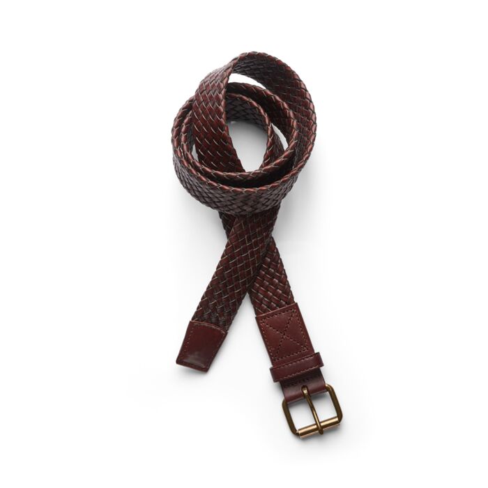 BRAIDED LEATHER BELT Thumbnail
