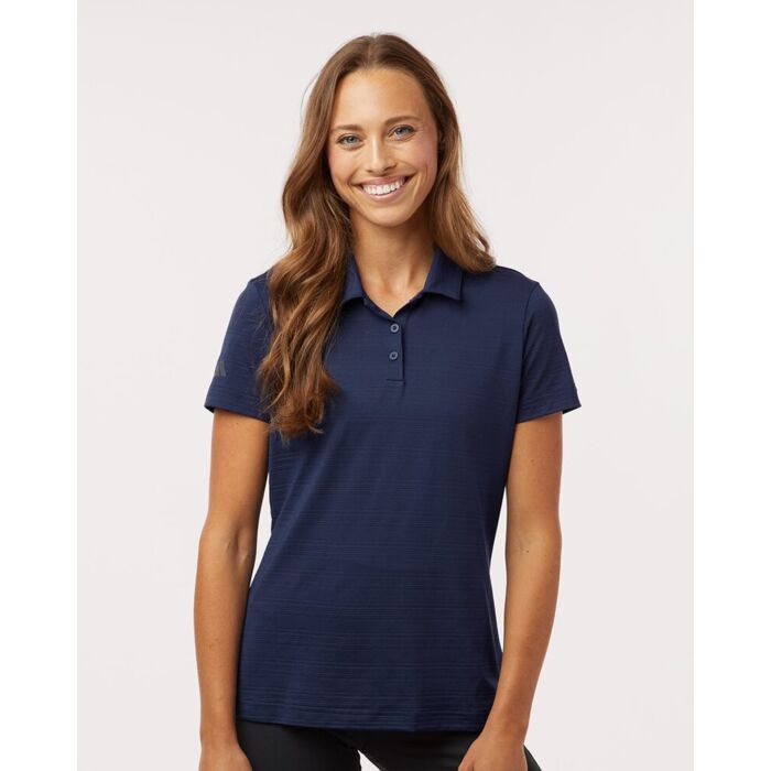 Women's Textured Stripe Polo Thumbnail