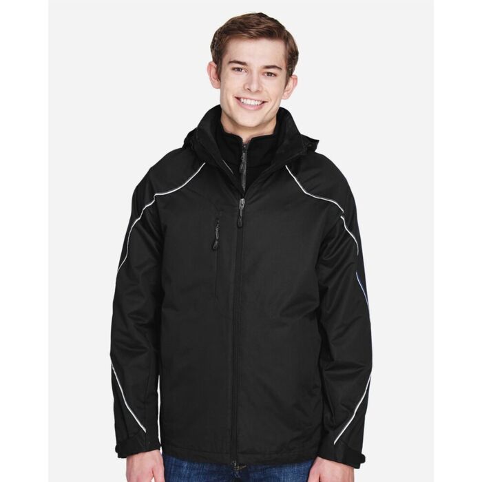 Men's Angle 3-In-1 Jacket with Bonded Fleece Liner Thumbnail