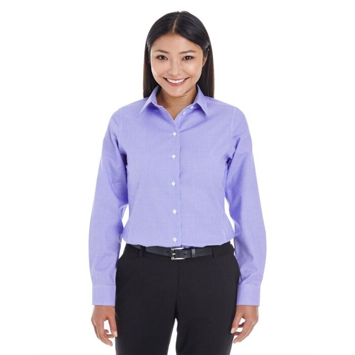 Women's Crown Collection® Royal Dobby Woven Dress Shirt Thumbnail