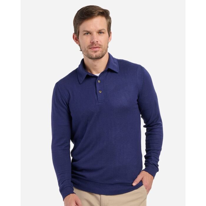 Men's Cuddle Sweater Polo Thumbnail