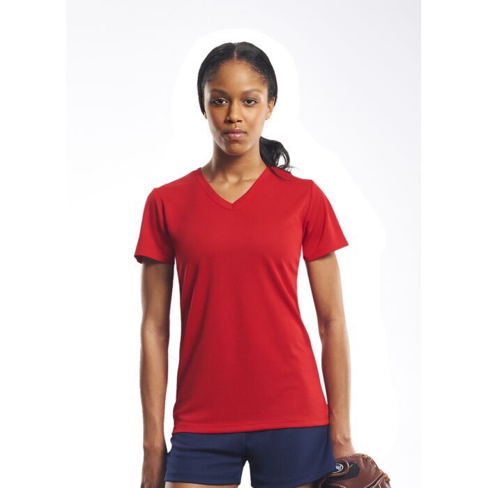 AJ202 Women's V-Neck Tec Tee Thumbnail