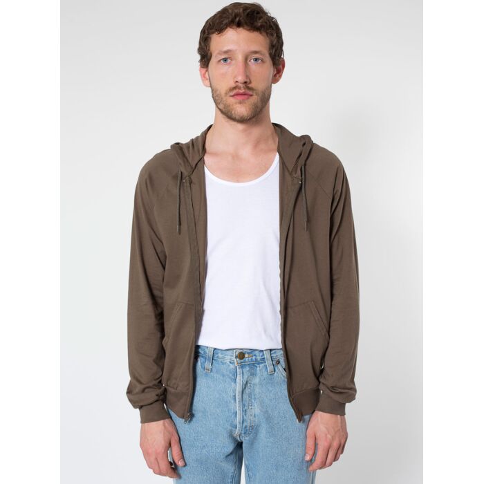 RSA2402 Fine Jersey Zip-Up Hoody Thumbnail