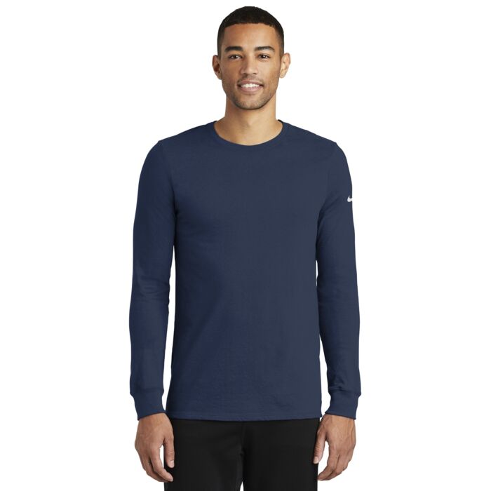 Dri FIT Cotton/Poly Long Sleeve Tee Thumbnail