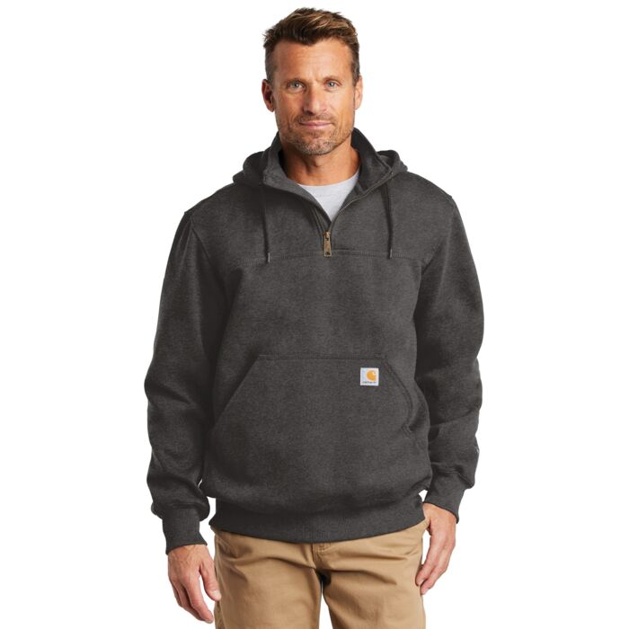 Rain Defender ® Paxton Heavyweight Hooded Zip Mock Sweatshirt Thumbnail